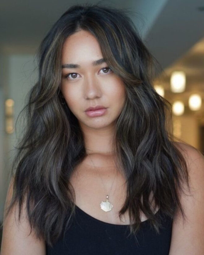 layered curtain bangs