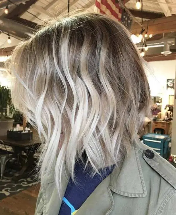 Short Blonde Balayage Hair