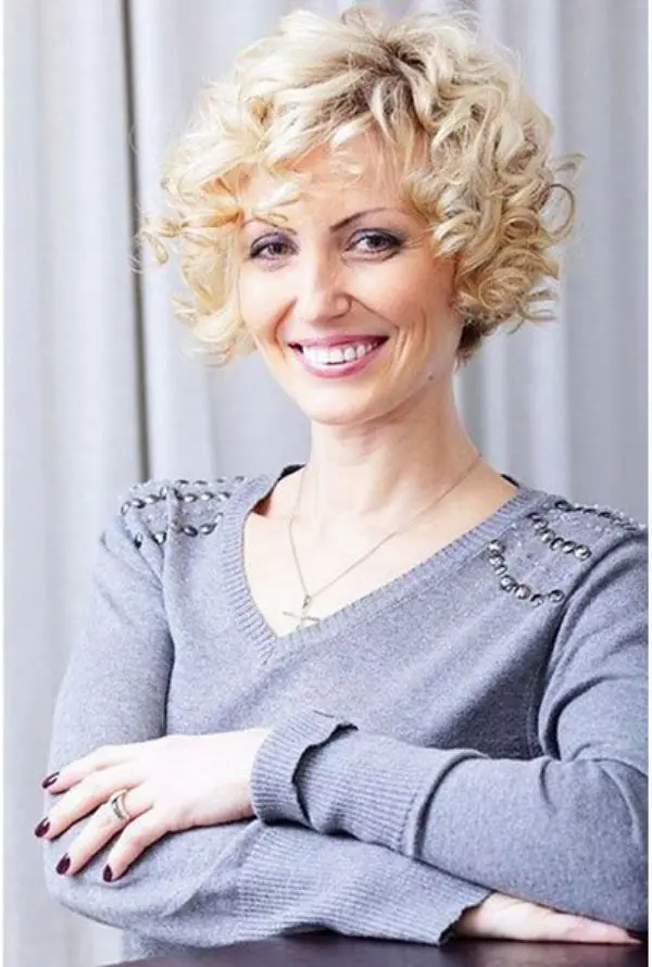 Short Curly Hairstyles For Women Over 50